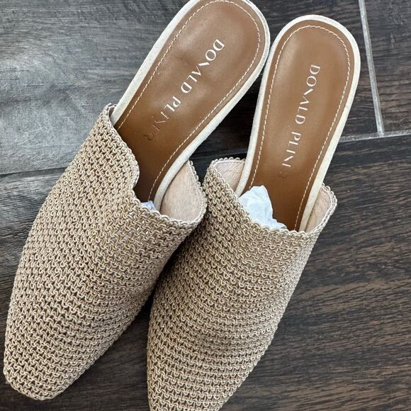 🌵 Donald J Pliner Fenda Stretch Mule – Tan Neutral Chic 🌞 sz 7 - Picture 10 of 10